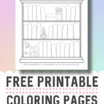 FREE Printable Bookshelf Reading Log For Planners Bullet Journals