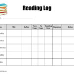 Free Printable Reading Chart Templates Many Designs Available
