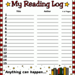 Free Printable Reading Logs For Teachers And Parents For Students And Kids