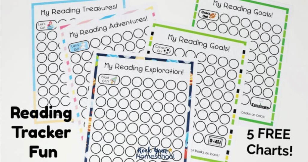 Free Reading Log Printable Charts That Your Kids Will Love Reading 