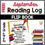 Free September Reading Log Flip Book Kirsten s Kaboodle