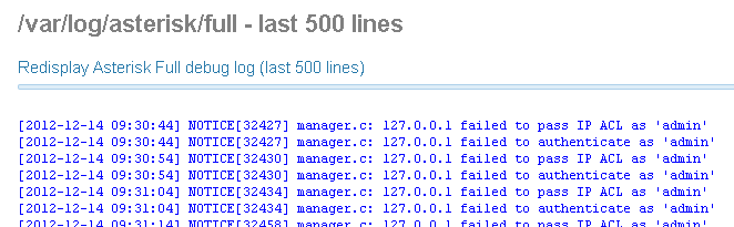 FreePBX Asterisk Logfiles TelecomWorld 101