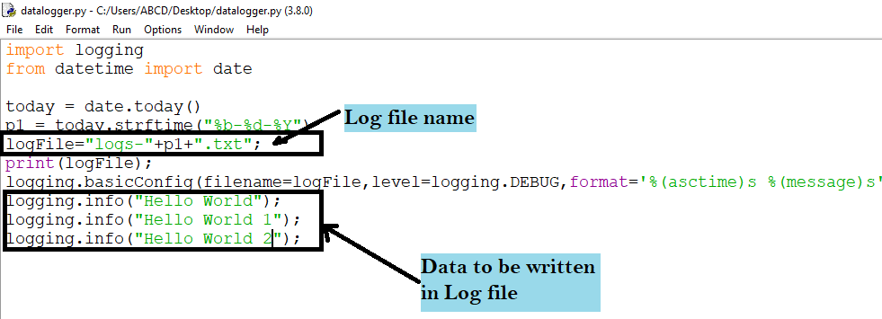 How To Create Log File In Python BytesofGigabytes