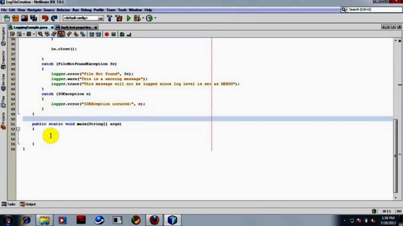 Log File Creation For Real Time Java Applications YouTube