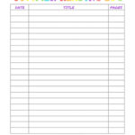 Printable Summer Reading Log For Kids Overstuffed Life