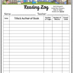 Reading Log April Reading Log April Reading Reading Comprehension