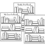 Reading Log Bookshelf Template Mrs Thompson s Treasures