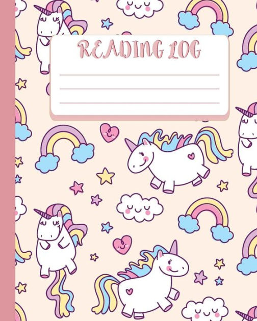 Reading Log Gift For Book Lovers Book Read Journal Cute Unicorn 