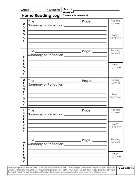 Reading Response Logs For 5th Grade Sandra Roger s Reading Worksheets