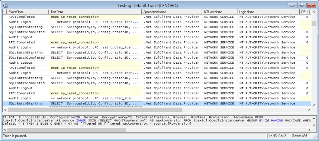 Reading Trace Logs With Splunk Add on For SQL Server Function1