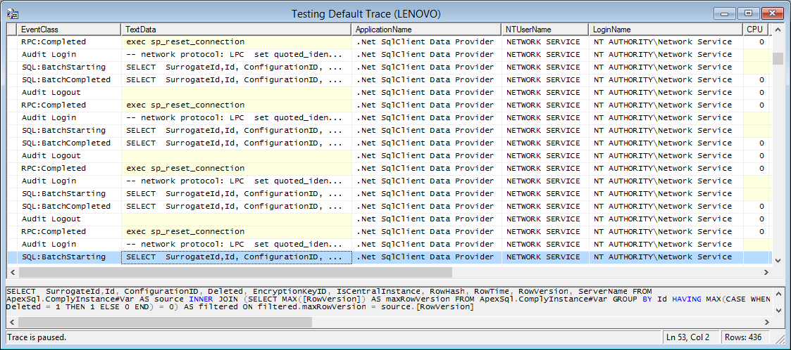 Reading Trace Logs With Splunk Add on For SQL Server Function1