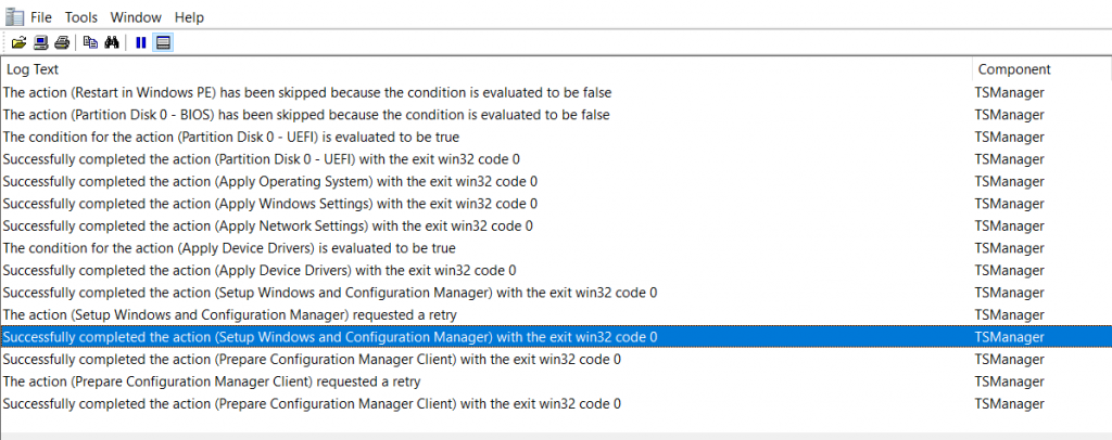 SCCM OSD SMSTS Log File Reading Tips ConfigMgr MEMCM HTMD Blog