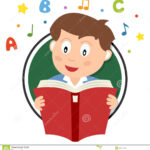 School Boy Reading Logo Stock Vector Illustration Of Preschool 30777265