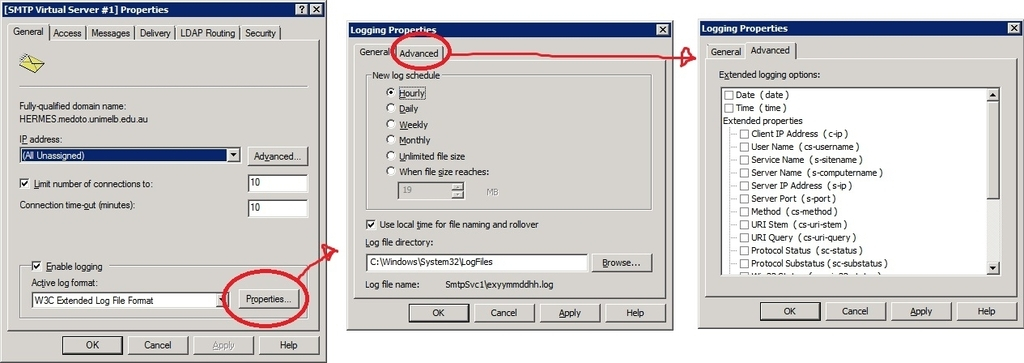  SOLVED Logs On IIS 6 Smtp Virtual Server Windows Server Spiceworks