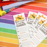 Summer Reading Log Printable Bookmark Made With HAPPY