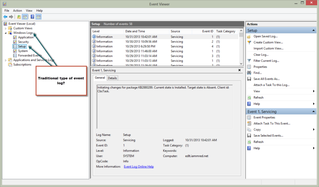 Use PowerShell To Review The Setup Event Log Scripting Blog