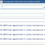 Viewing The Application Server Log File Monitoring Java EE Components