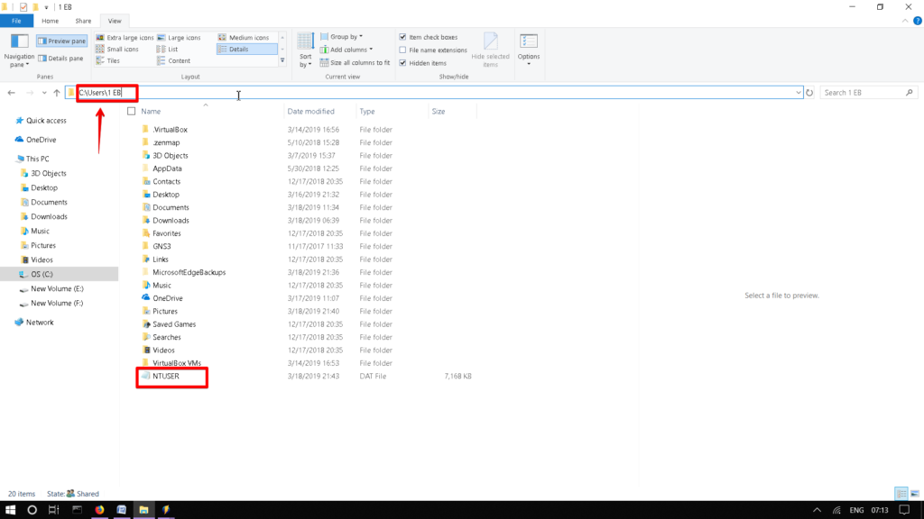 What Is The NTUSER DAT File In Windows 10 