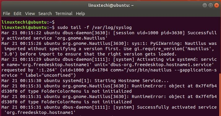 10 Quick Linux Tail Command With Examples