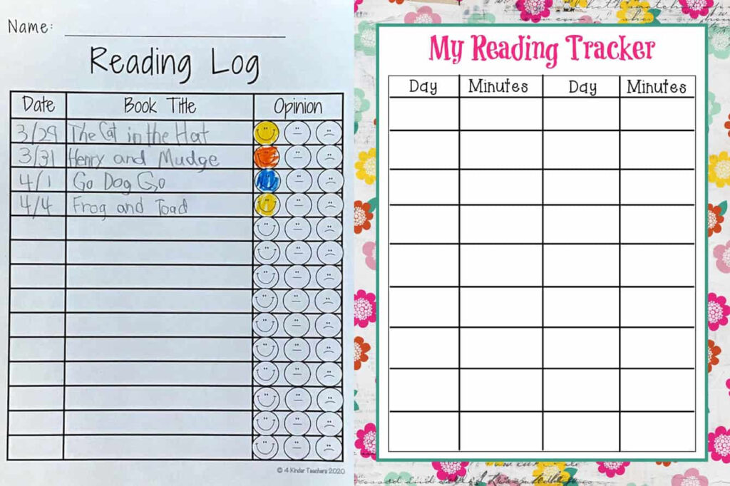 25 Creative Reading Log Ideas For Kids Teaching Expertise