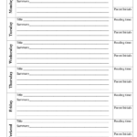 29 Printable Reading Log Examples In PDF Examples