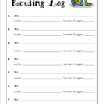 2nd Grade Reading Log Template 2022 Reading Log Printable