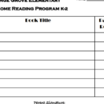 2nd Grade Reading Log Templates Forms FREE Sample Templates