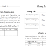 2nd Grade Reading Log Templates Forms FREE Sample Templates