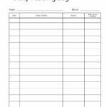 4Th Grade Reading Log Printable Reading Log Printable Reading Log