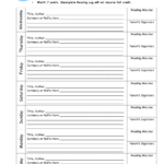 6th Grade Home Reading Log Download Printable PDF Templateroller