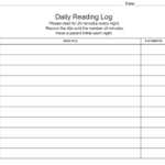 8 Reading Log Templates To Keep Your Reading Logs