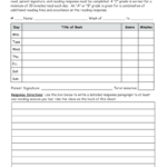 81 Weekly Reading Log Template Page 3 Free To Edit Download Print