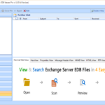 EDB Viewer Free Software To Open Read View Exchange EDB File