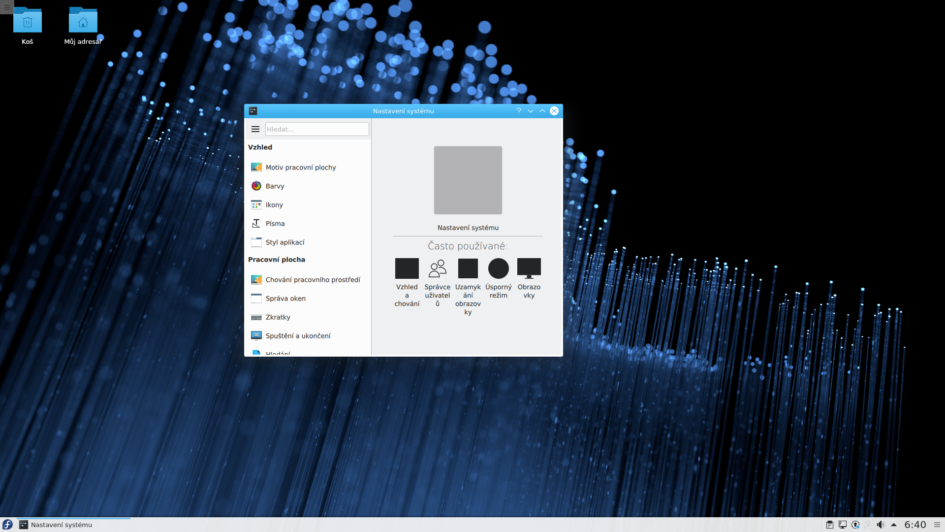 Fedora 28 KDE MojeFedora cz