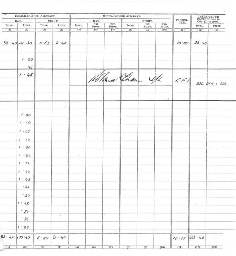 Flight Log Book Hawke s Bay Knowledge Bank