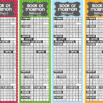 Free Book Of Mormon Kids Reading Log Bookmark Printable 2022 Reading