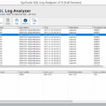 Free LDF Viewer Software Open Read And Analyze Log File