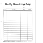 Free Printable Reading Log For 4th Grade 2022 Reading Log Printable