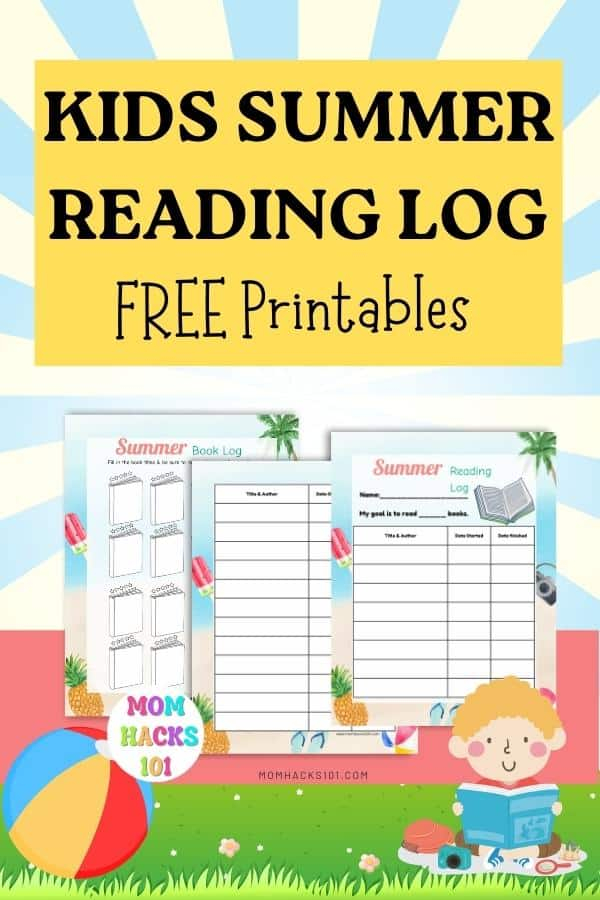 FREE Printable Summer Reading Log Mom Hacks 101