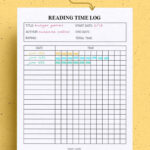 Free Reading Log And Book Review Printable Pages Study Planner