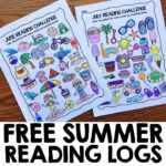 Free Summer Reading Logs Simply Kinder Summer Reading Log Summer