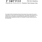 Grade 9 FSA ELA Reading Practice Test Answer Key