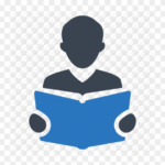 Library Clipart Student Learning Reading Book Logo Png Free