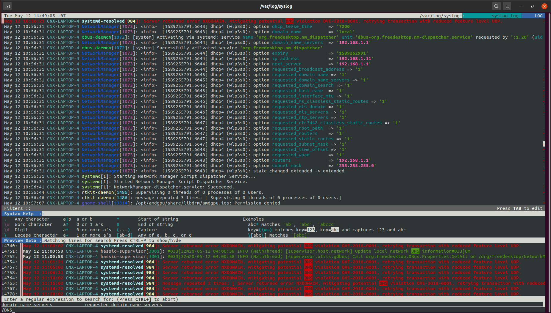 Lnav Log Files Navigator Helps You Analyze Log Files In A Mac OS Or 