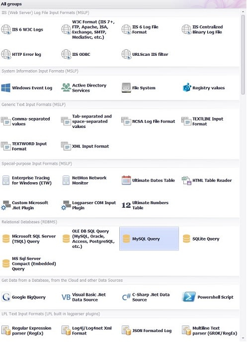 Log Parser GUI Read Log Files With SQL