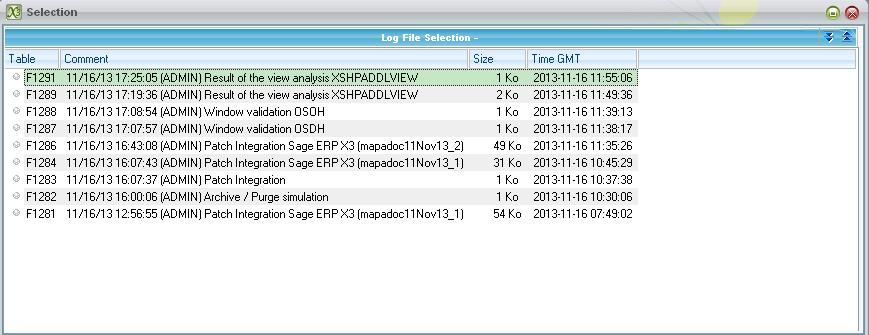 Menu To Read Log File In Sage X3 Sage X3 Tips Tricks And Components