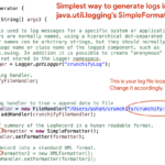 New Simplest Way To Generate Logs In Java Using Java util logging s