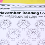 Printable November Reading Log From ABCs To ACTs