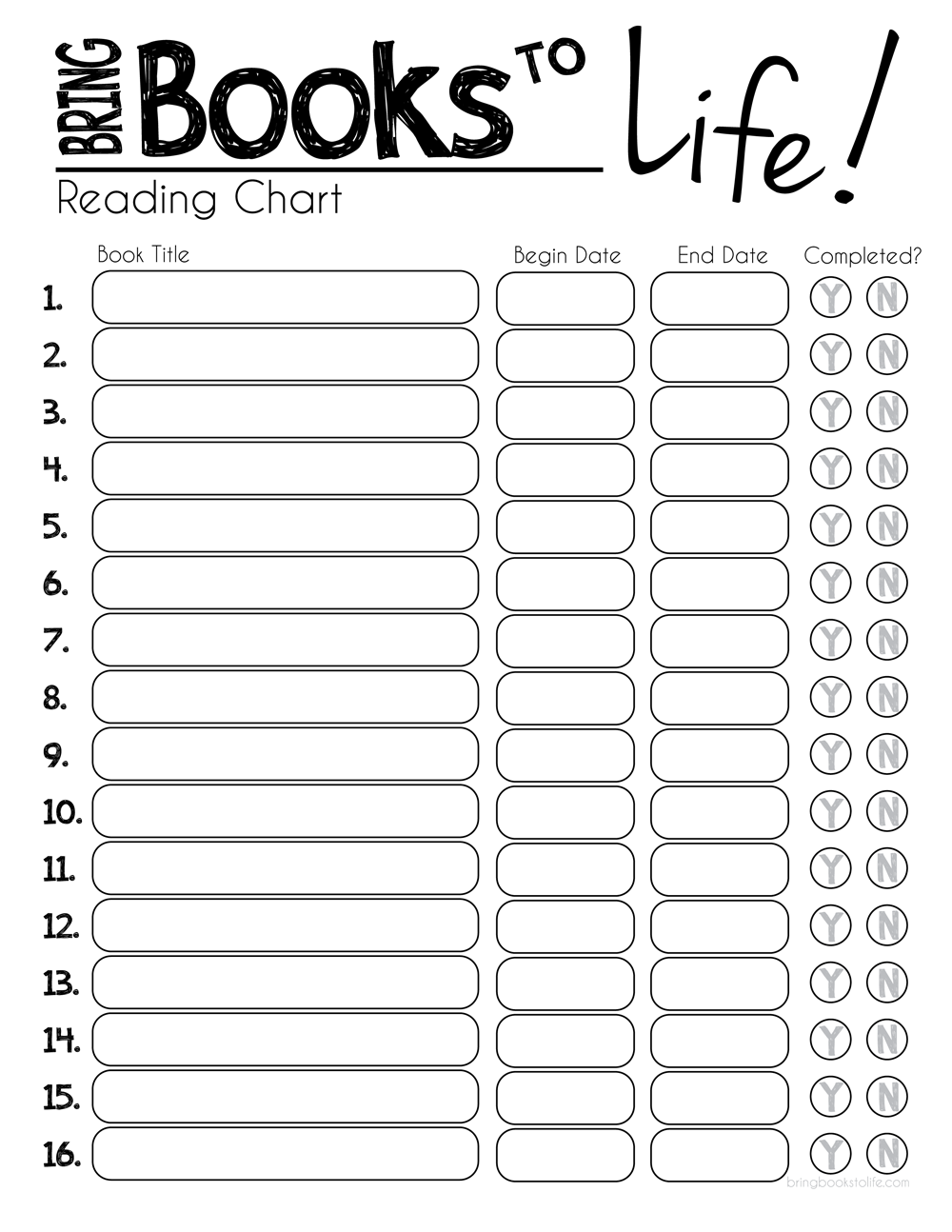 Reading Chart 01 Black Reading Charts Reading Log Printable Reading 