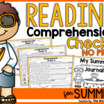 Reading Comprehension Checks For Summer This Packet Includes 40 Short